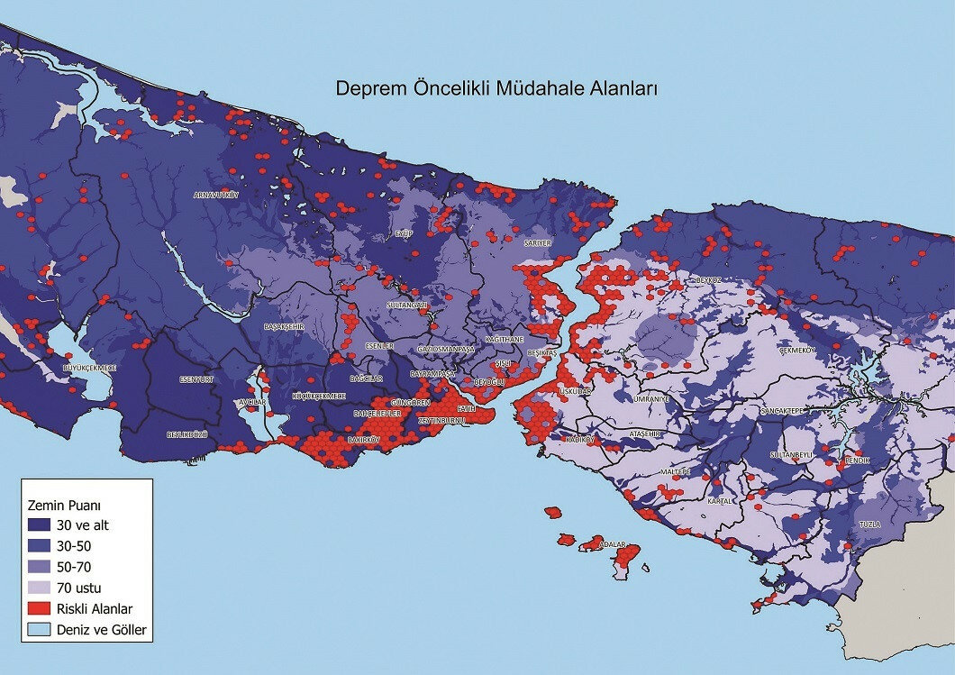 GABORAS İstanbul'un Deprem Haritasını Çıkardı